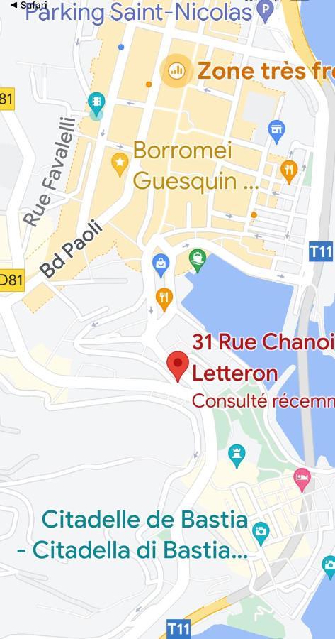 Pres Du Vieux Port Studio Terrasse Vue Degagee Eglise De Saint Jean Bastia  Ngoại thất bức ảnh